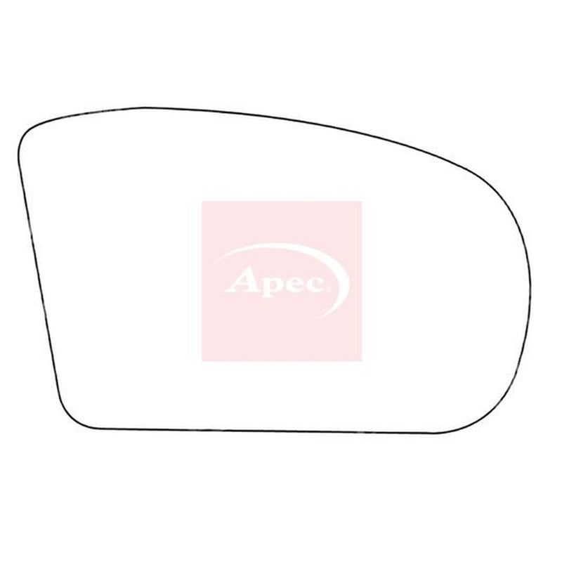 Apec Exterior Wing Mirror Glass Right AMS2244