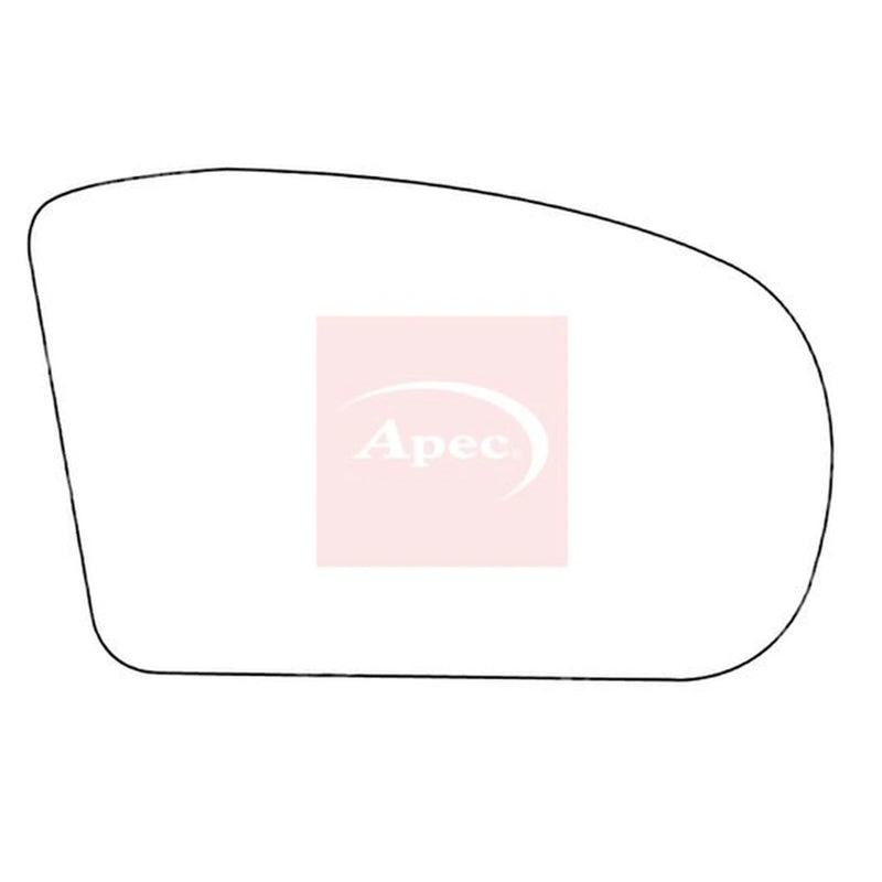 Apec Exterior Wing Mirror Glass Right AMS2244