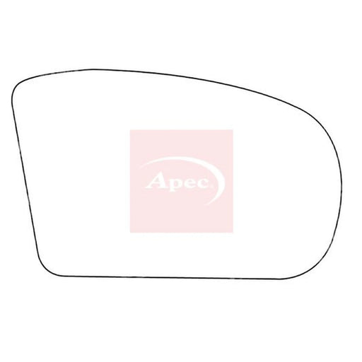 Apec Exterior Wing Mirror Glass Right AMS2244