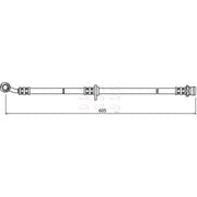 Apec Brake Hydraulic Hose Line Front Left HOS3999