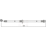 Apec Brake Hydraulic Hose Line Front Left HOS3999