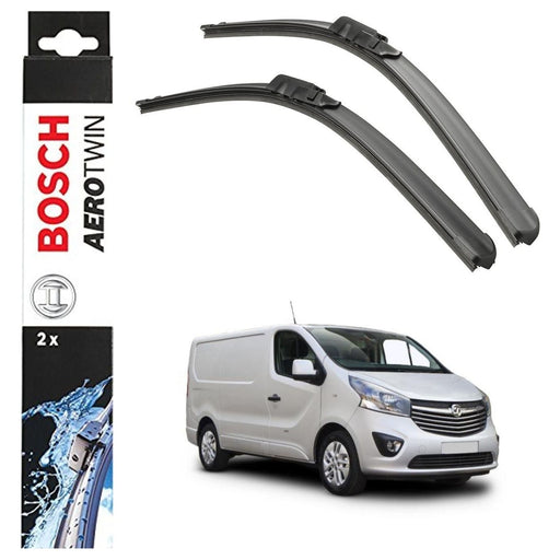 Bosch Aerotwin Front Wiper Blades Set Vauxhall Vivaro 10.14> A310S Bosch  - Town Parts