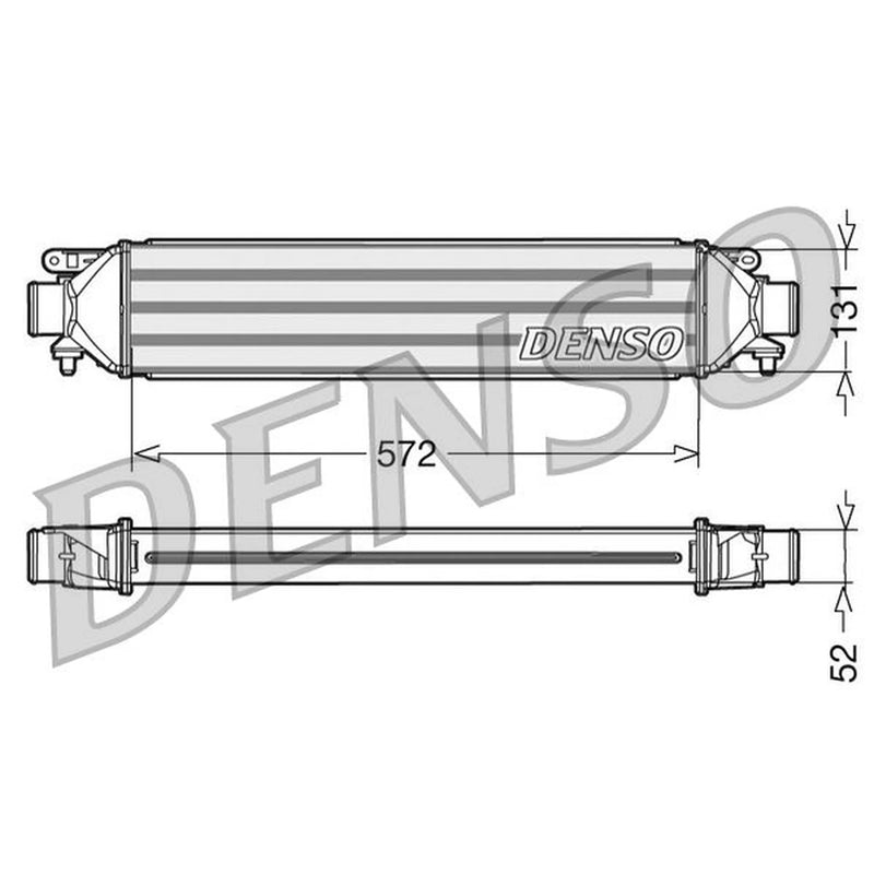 Denso Intercooler (Charge Air Cooler) DIT09107