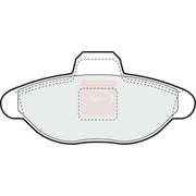 Apec Front Brake Pad Set PAD1035