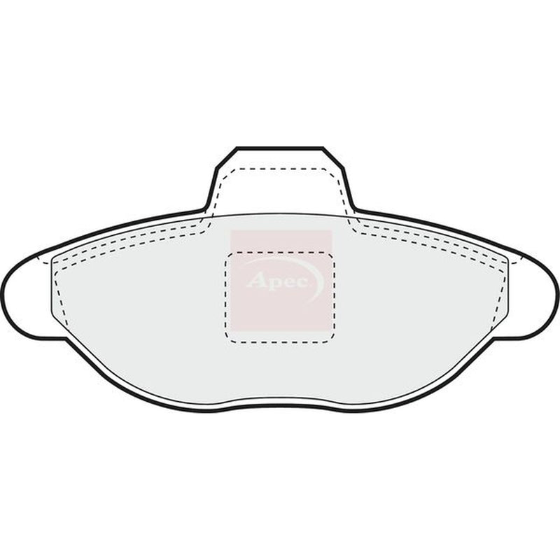 Apec Front Brake Pad Set PAD1035