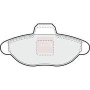 Apec Front Brake Pad Set PAD1035
