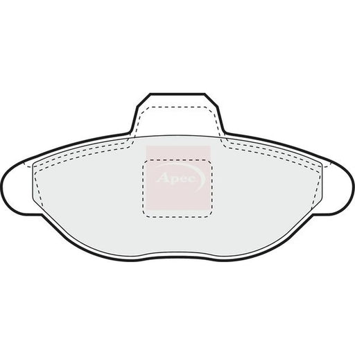 Apec Front Brake Pad Set PAD1035