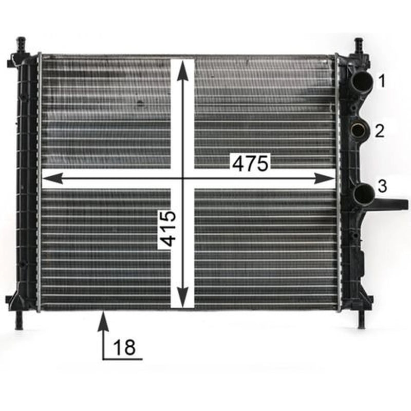Mahle Engine Radiator CR 1993 000P