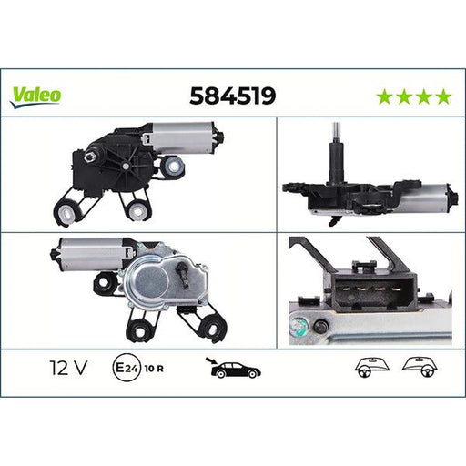 Valeo Front/Rear Wiper Motor Rear 584519