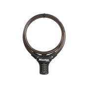 Master Lock Black Steel Rigid Combination Cable 0.9m x 12mm - 8229EURDPRO