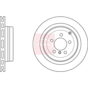Apec 2 x Rear Brake Discs DSK2595