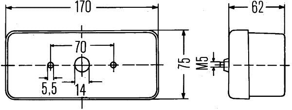 Hella 2SD 002 582-011 Tail Light Assembly