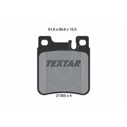 Textar Rear Brake Pad Set 2130501