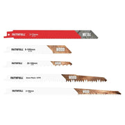 Faithfull Sabre Saw Blade Set, 15 Piece - FAISBSSET15M