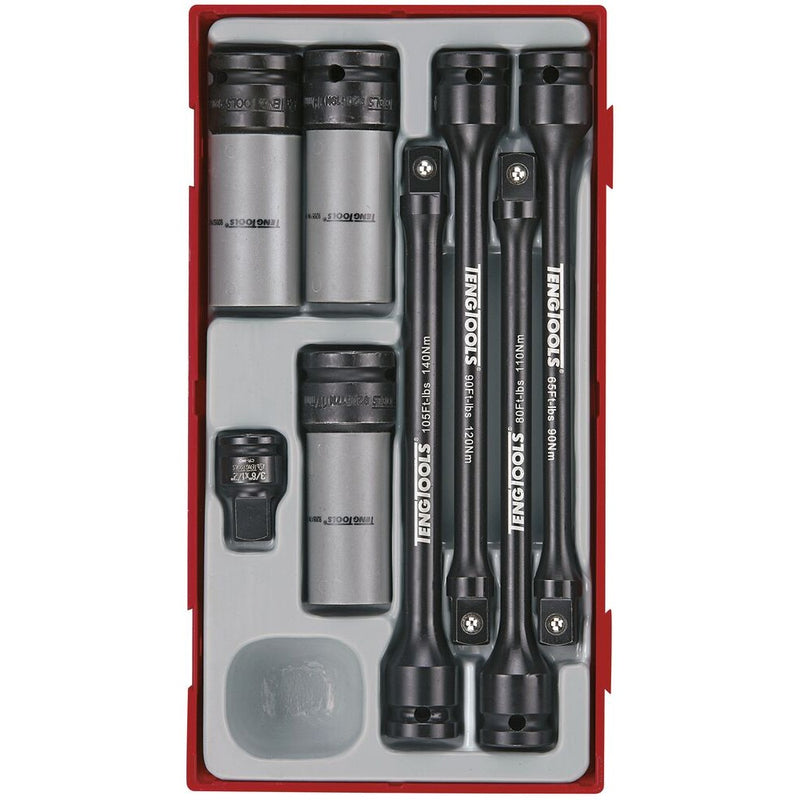 Teng Tools Torque Stick Set TT1 1/2" Drive 8 Pieces