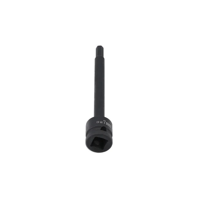 Laser Tools Extra Long Impact Hex Bit 1/2"D 5-14mm