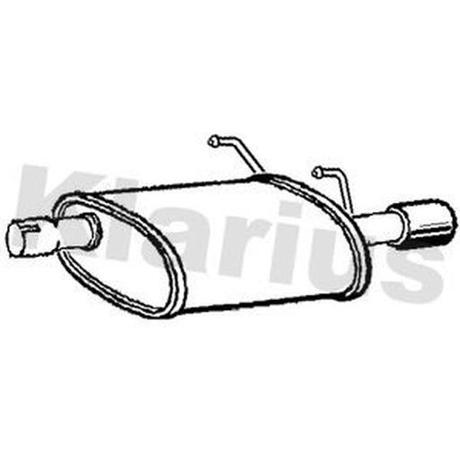 Klarius Box With Tail Pipe Rear FE1168X