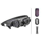 Hella Headlight Headlamp LED Right 1EX 011 099-161