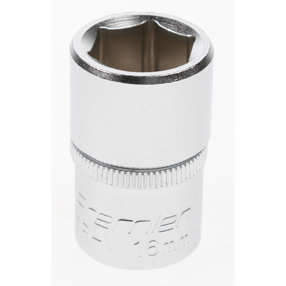 Sealey Socket 1/2"dr 16mm (6pt)
