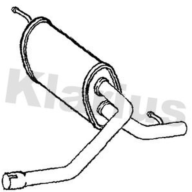 Klarius Box With Tail Pipe Rear FE1186W