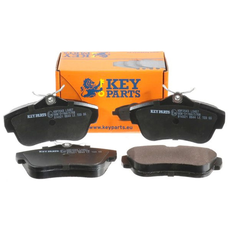 Key Parts 4 x Rear Brake Pad Set KBP2043
