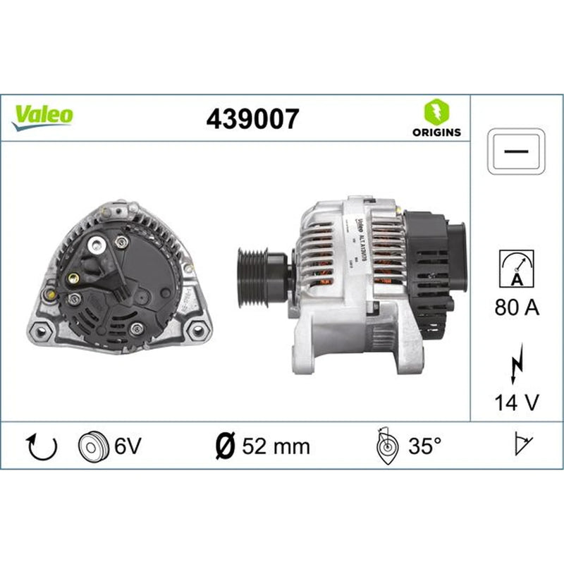 Valeo Car Alternator 12V 439007