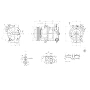 Hella Air Conditioning Compressor 8FK 366 200-791