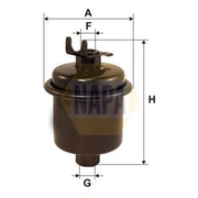 NAPA Fuel Filter Element NFF2208