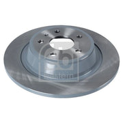Febi 2 x Solid Rear Brake Discs 104853