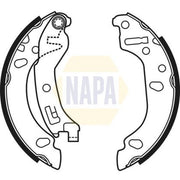NAPA Brake Shoe Set Axle Kit NBS1047