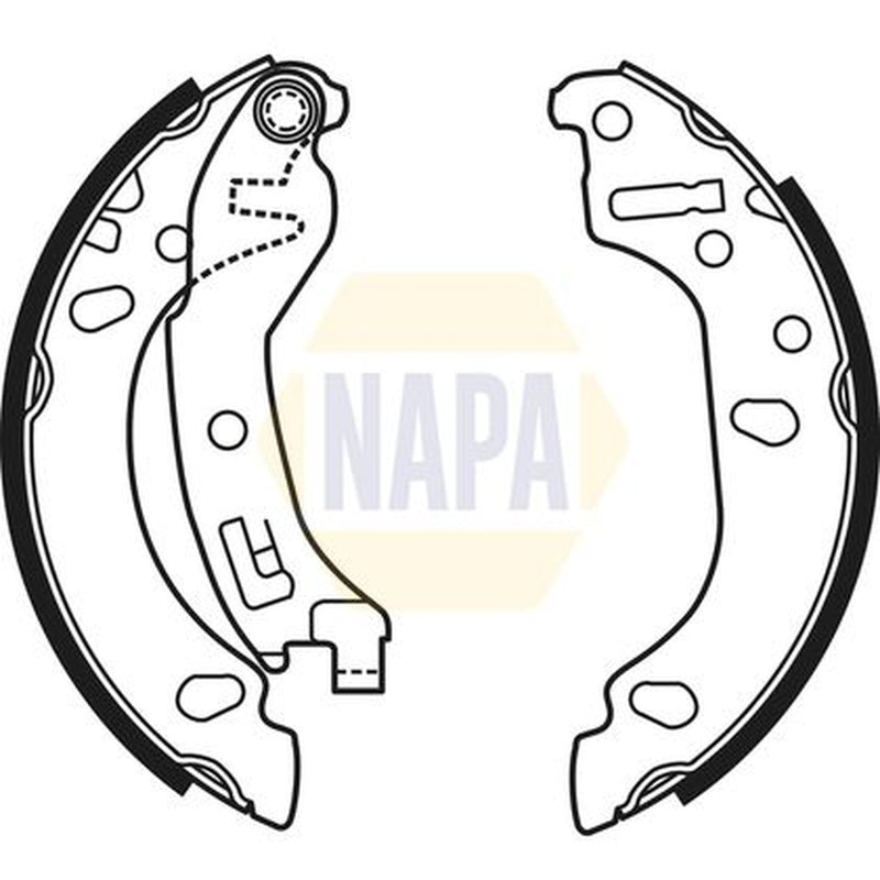 NAPA Brake Shoe Set Axle Kit NBS1047