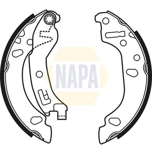 NAPA Brake Shoe Set Axle Kit NBS1047