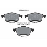 Textar Front Brake Pad Set 2590601