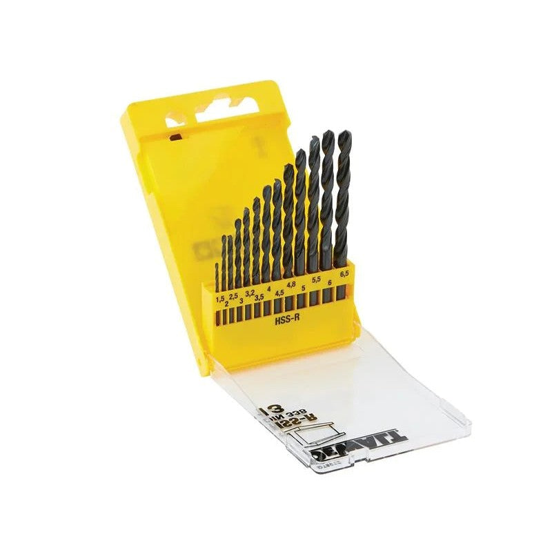 DEWALT Power Tools DT5912 HSS-R Jobber Drill Bit Set, 13 Piece - DT5912-QZ