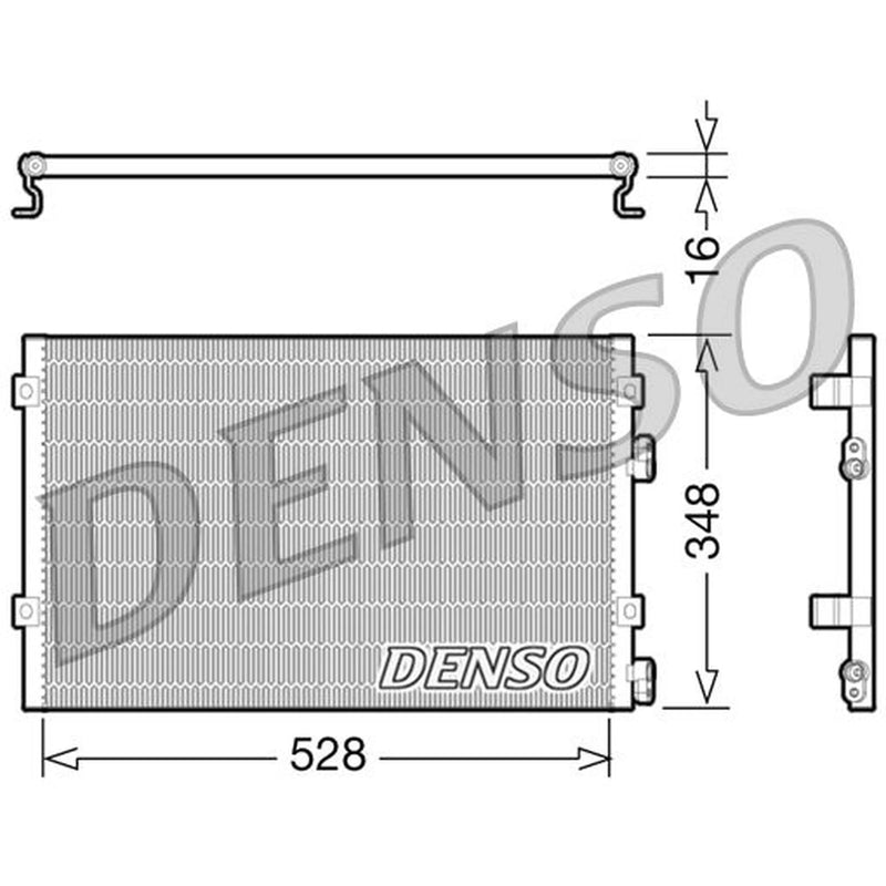 Denso Air Conditioning Condenser DCN06004