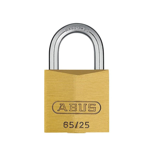 ABUS Mechanical 65/25mm Brass Padlock Keyed Alike 251 - 10002327-01