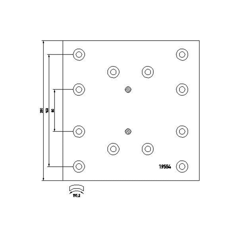 DON Don Cv Brake Lining Set RW2912S7141