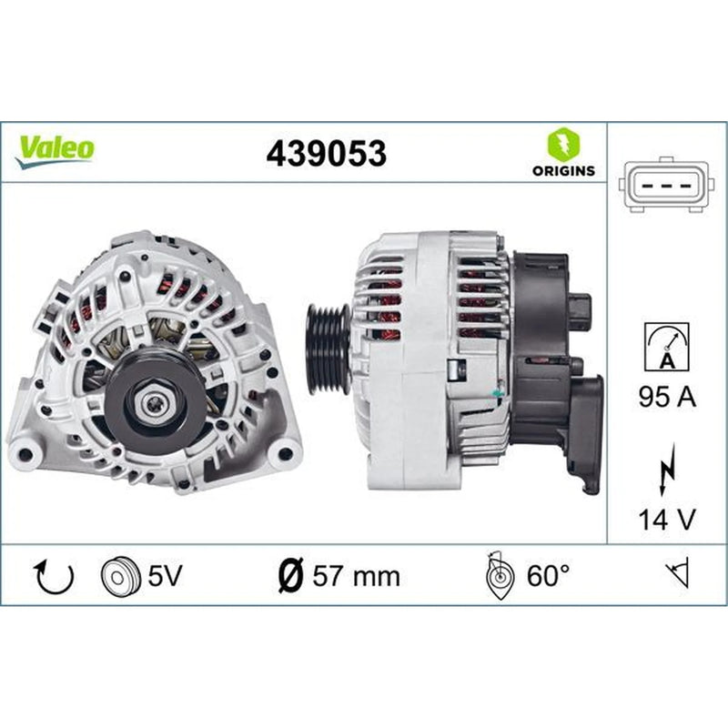 Valeo Car Alternator 12V 439053