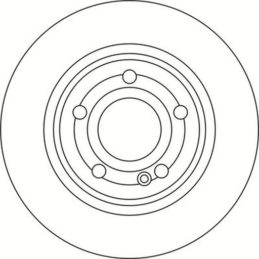 Abtex 2 x Solid Rear Brake Discs BD2190S