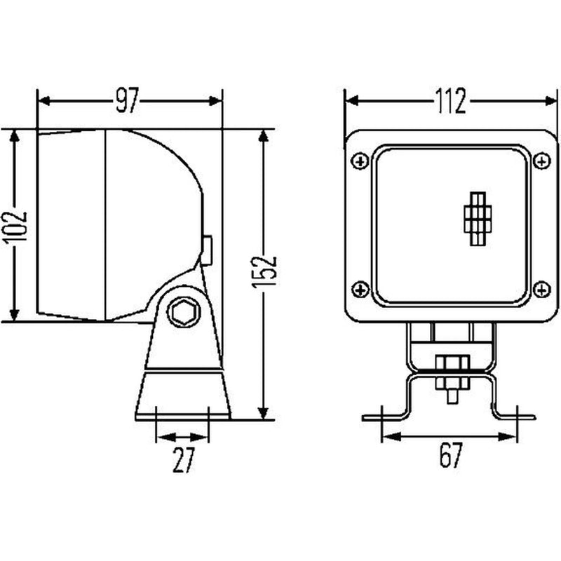 Hella Worklight High 1GA 997 506-601
