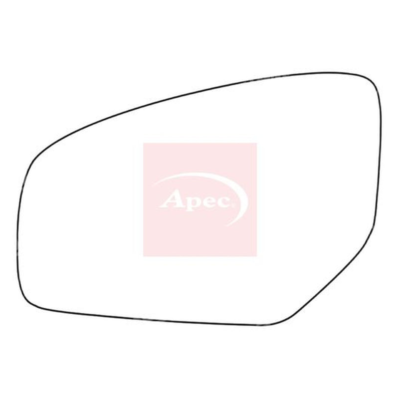 Apec Exterior Wing Mirror Glass Left AMS2591