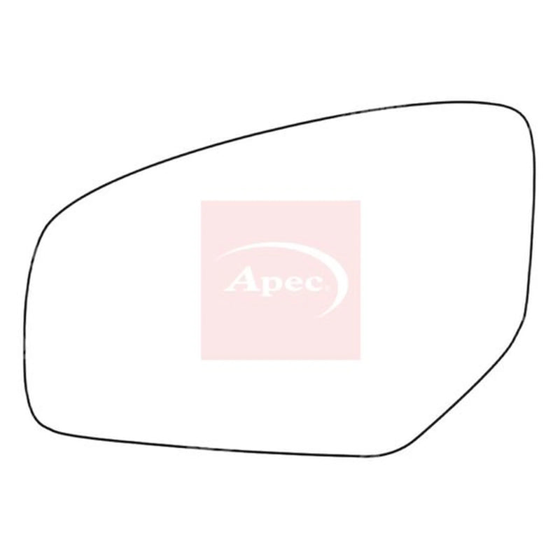 Apec Exterior Wing Mirror Glass Left AMS2591