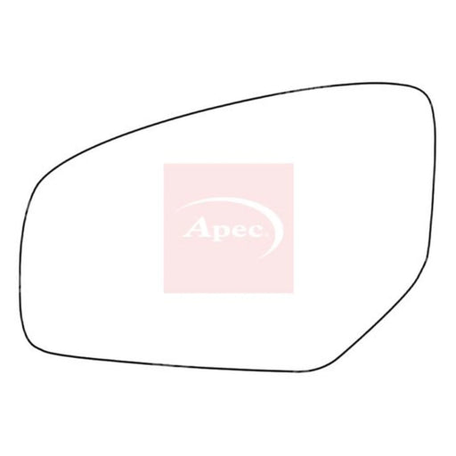 Apec Exterior Wing Mirror Glass Left AMS2591