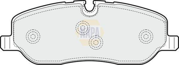 NAPA Front Brake Vented Discs & Pads fits LAND ROVER