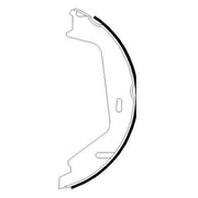 Textar Parking Brake Shoe Set 91081300