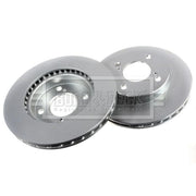 Borg & Beck 2 x Vented Front Brake Discs BBD5542