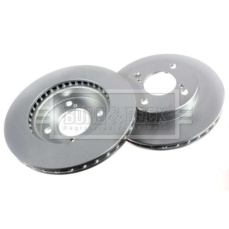 Borg & Beck 2 x Vented Front Brake Discs BBD5542