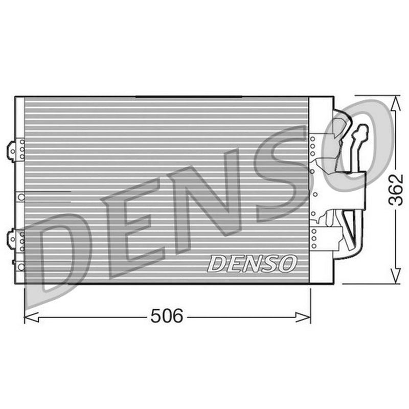 Denso Air Conditioning Condenser DCN10004