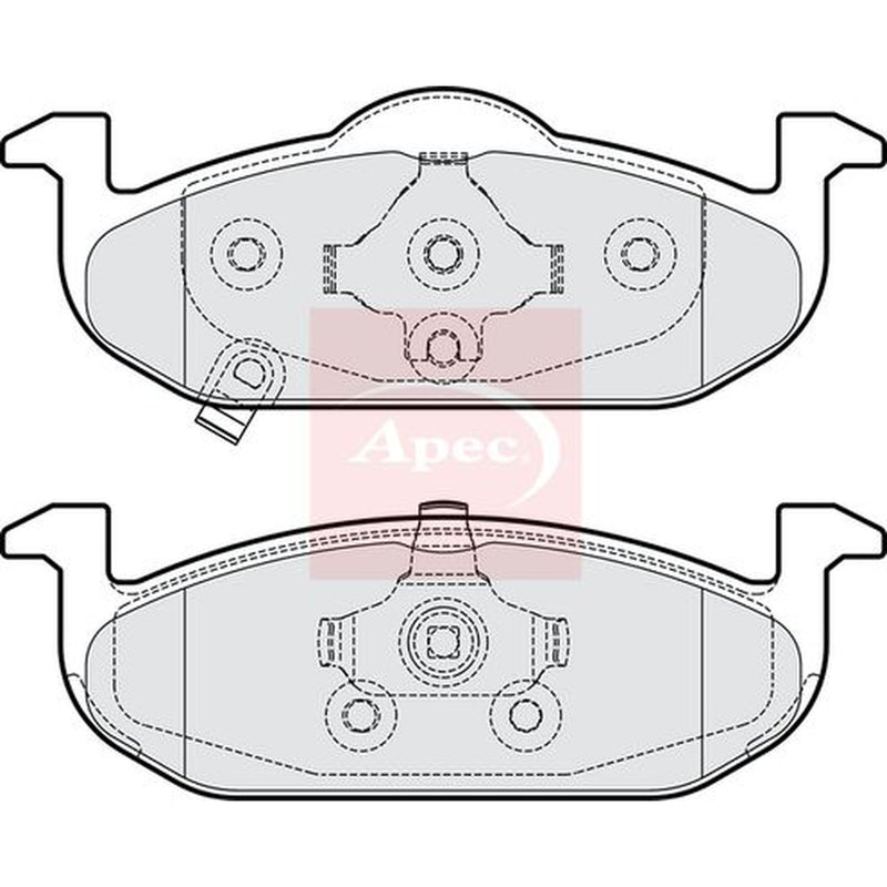 Apec Front Brake Pad Set PAD2177