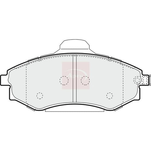 Apec Front Brake Pad Set PAD1321